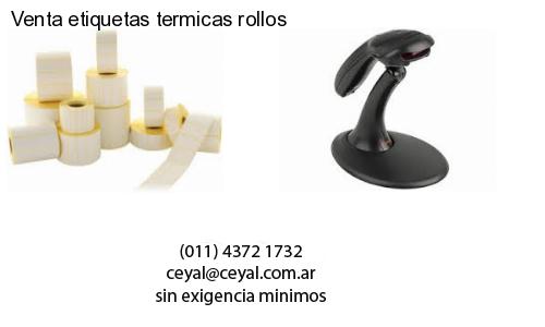 Venta etiquetas termicas rollos