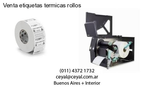 Venta etiquetas termicas rollos