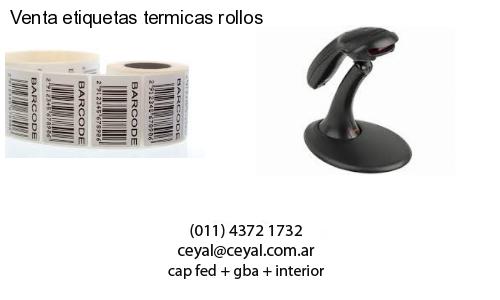 Venta etiquetas termicas rollos