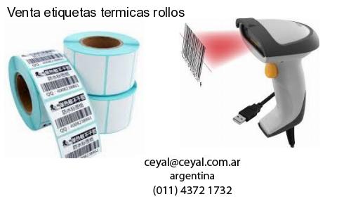 Venta etiquetas termicas rollos