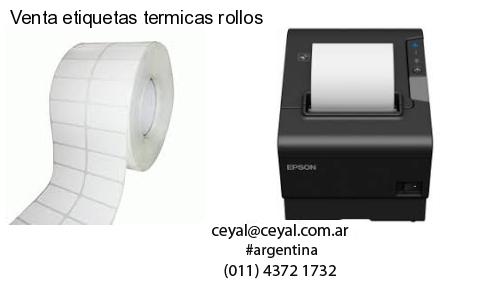 Venta etiquetas termicas rollos