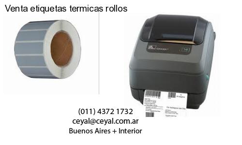 Venta etiquetas termicas rollos