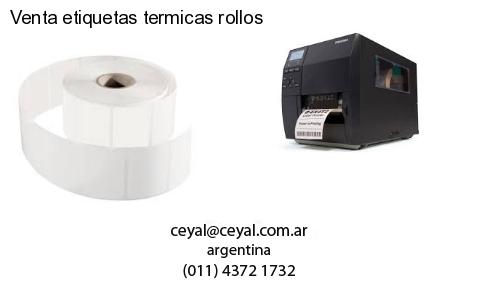 Venta etiquetas termicas rollos