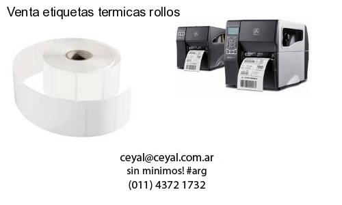 Venta etiquetas termicas rollos