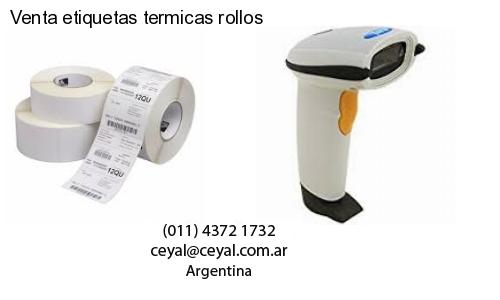Venta etiquetas termicas rollos