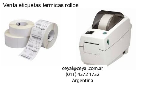 Venta etiquetas termicas rollos