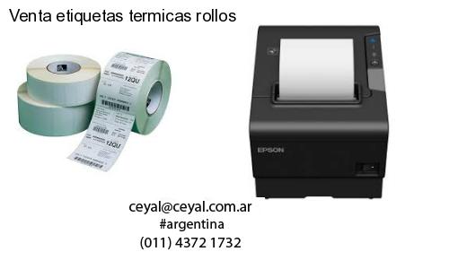 Venta etiquetas termicas rollos