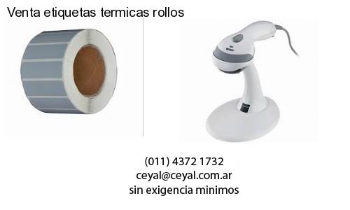 Venta etiquetas termicas rollos