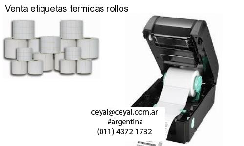 Venta etiquetas termicas rollos