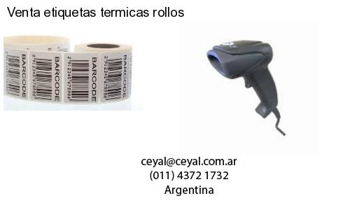 Venta etiquetas termicas rollos