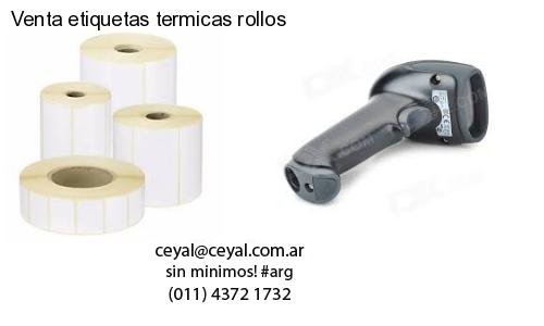 Venta etiquetas termicas rollos