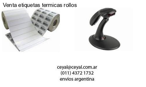 Venta etiquetas termicas rollos