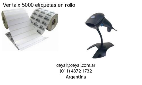 Venta x 5000 etiquetas en rollo