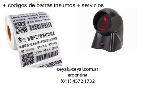   codigos de barras insumos   servicios