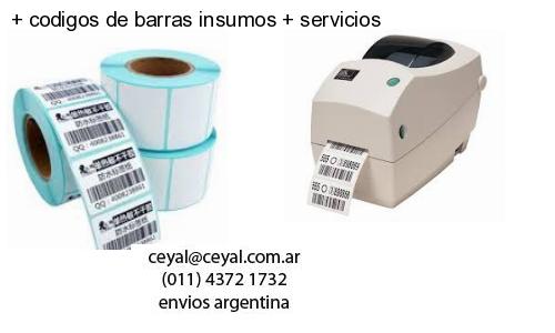   codigos de barras insumos   servicios