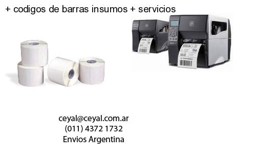   codigos de barras insumos   servicios