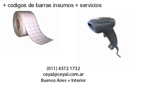   codigos de barras insumos   servicios