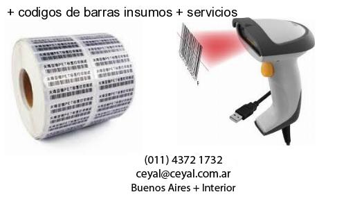   codigos de barras insumos   servicios