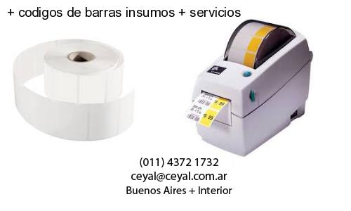   codigos de barras insumos   servicios