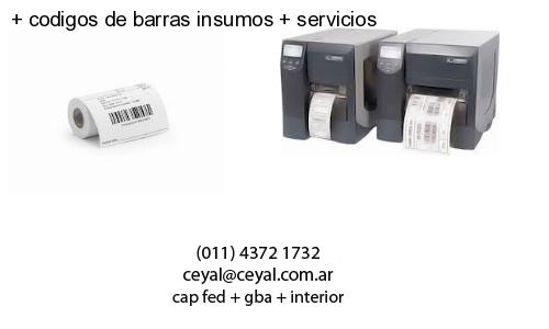   codigos de barras insumos   servicios