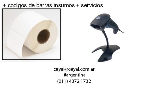   codigos de barras insumos   servicios