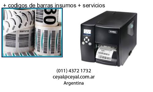   codigos de barras insumos   servicios