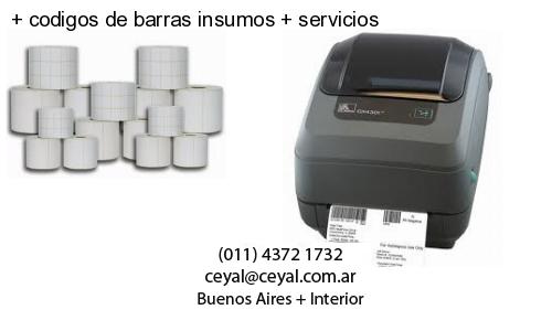   codigos de barras insumos   servicios