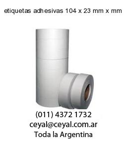 etiquetas adhesivas 104 x 23 mm x mm