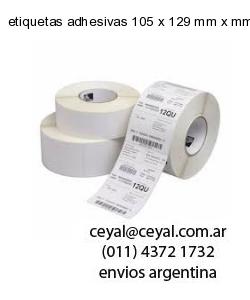 etiquetas adhesivas 105 x 129 mm x mm