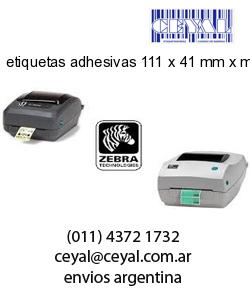 etiquetas adhesivas 111 x 41 mm x mm