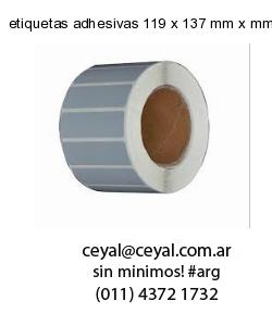 etiquetas adhesivas 119 x 137 mm x mm