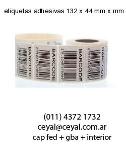 etiquetas adhesivas 132 x 44 mm x mm