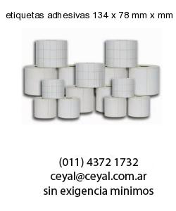 etiquetas adhesivas 134 x 78 mm x mm