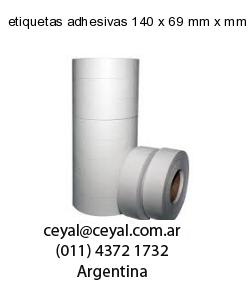 etiquetas adhesivas 140 x 69 mm x mm