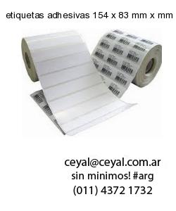 etiquetas adhesivas 154 x 83 mm x mm