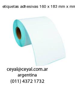 etiquetas adhesivas 160 x 183 mm x mm