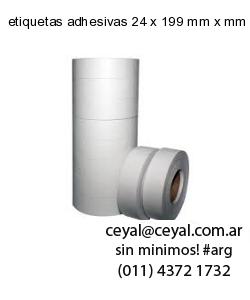 etiquetas adhesivas 24 x 199 mm x mm