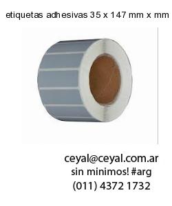 etiquetas adhesivas 35 x 147 mm x mm