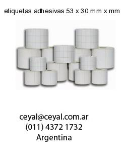 etiquetas adhesivas 53 x 30 mm x mm