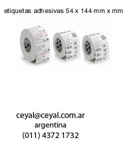 etiquetas adhesivas 54 x 144 mm x mm