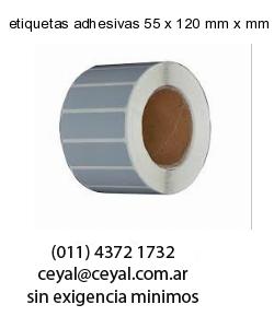 etiquetas adhesivas 55 x 120 mm x mm