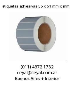 etiquetas adhesivas 55 x 51 mm x mm