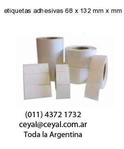 etiquetas adhesivas 68 x 132 mm x mm