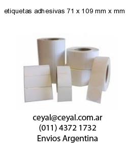 etiquetas adhesivas 71 x 109 mm x mm