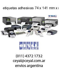 etiquetas adhesivas 74 x 141 mm x mm