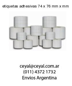 etiquetas adhesivas 74 x 76 mm x mm