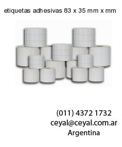 etiquetas adhesivas 83 x 35 mm x mm