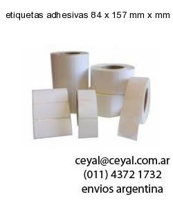 etiquetas adhesivas 84 x 157 mm x mm