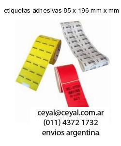 etiquetas adhesivas 85 x 196 mm x mm