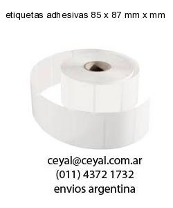 etiquetas adhesivas 85 x 87 mm x mm